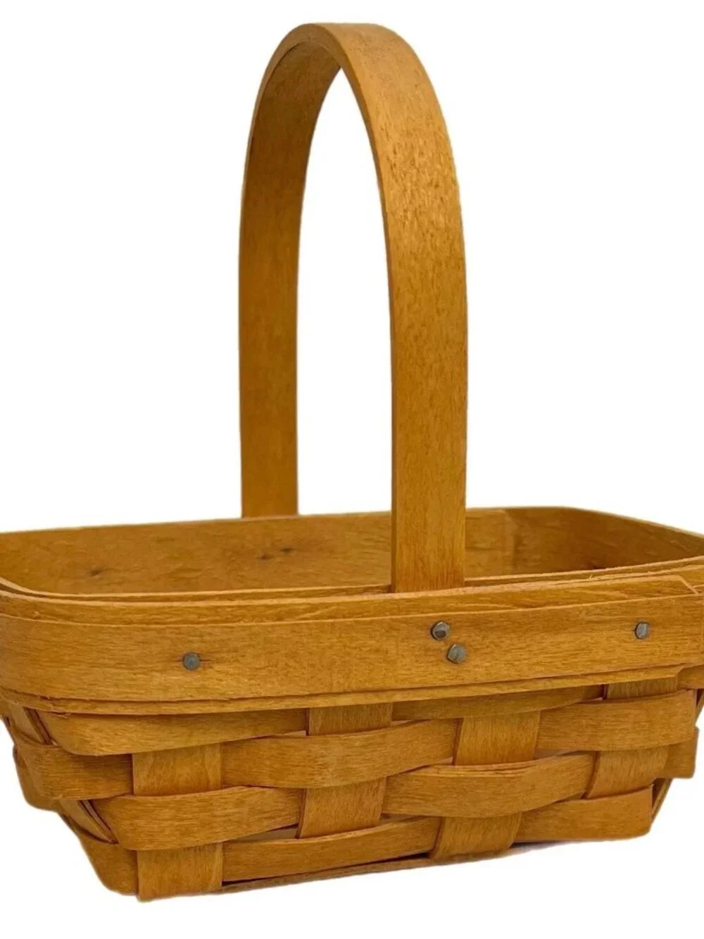 Longaberger Parsley Basket 1999 measures 6” x 4 1/2” x 2 1/2”